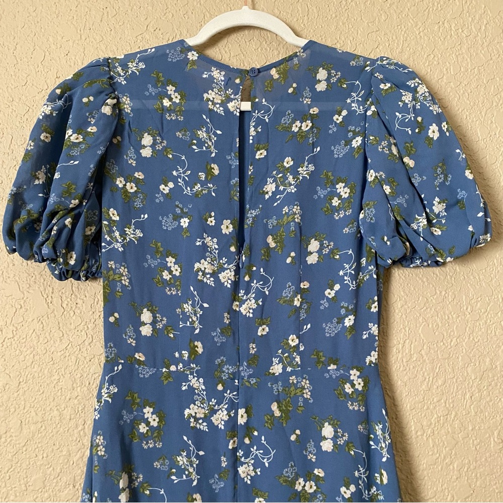 Reformation Blue Floral Maxi Dress - Picture 11 of 12